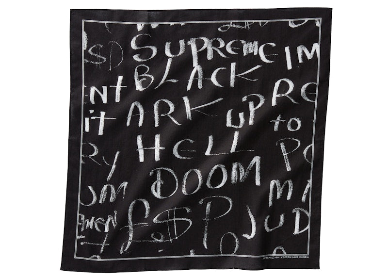 Supreme Black Ark Bandana Black