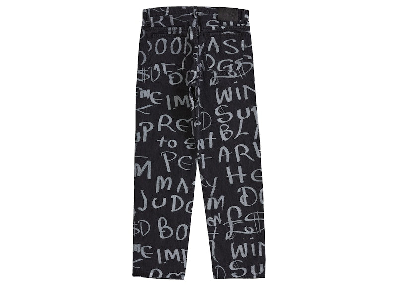 Supreme Black Ark Regular Jean Black