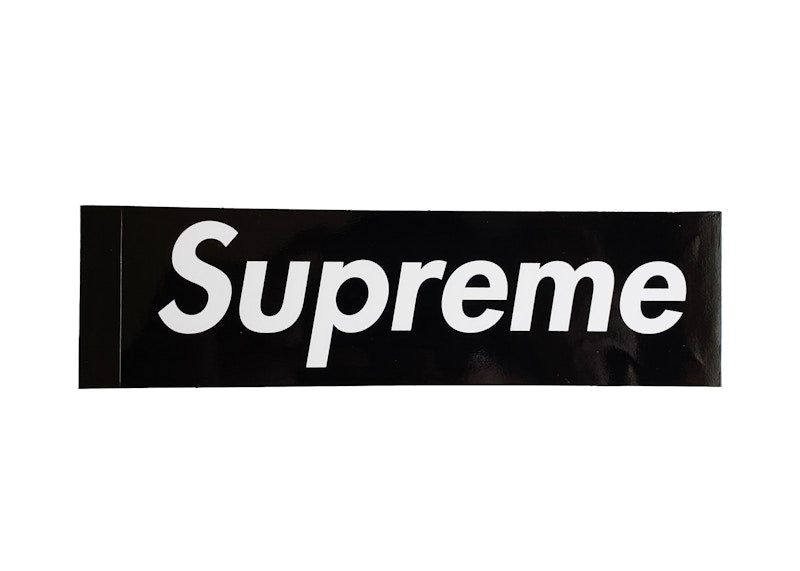Supreme Black Box Logo Sticker