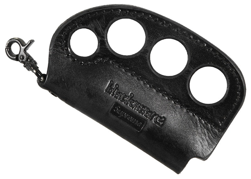 Supreme Blackmeans Leather Lighter Case Black