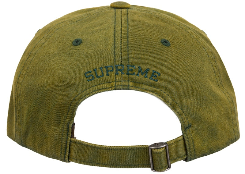 Supreme Bleached Chino 6-Panel Green