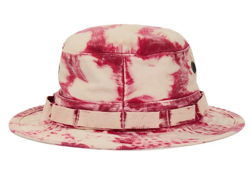Supreme Bleached Chino Boonie Red