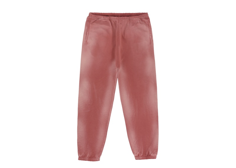 Supreme Bleached Sweatpant Dark Rose