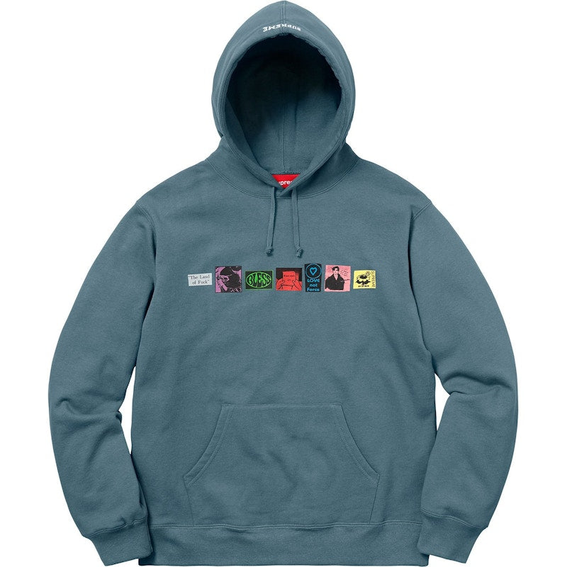 Supreme Bless Hooded Sweatshirt Slate