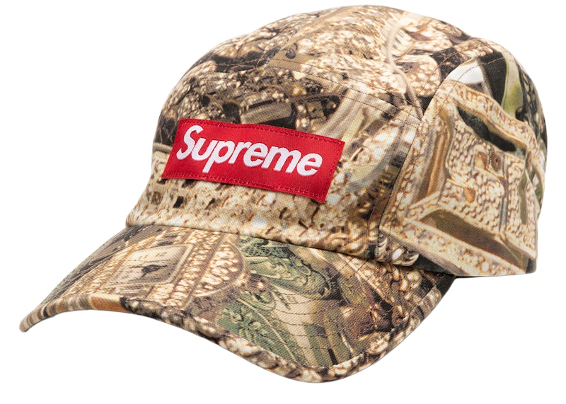 Supreme Bling Camp Cap Green
