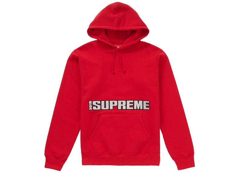 Supreme Blockbuster Hooded Sweatshirt Red