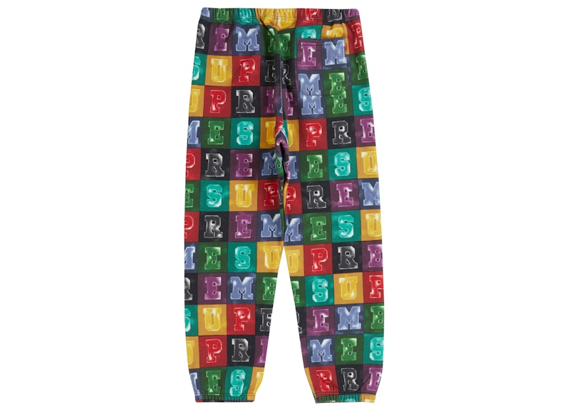 Supreme Blocks Sweatpant Multicolor