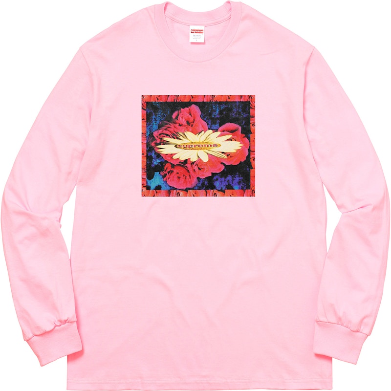 Supreme Bloom L/S Tee Light Pink