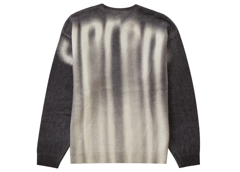 Supreme Blurred Logo Sweater Black