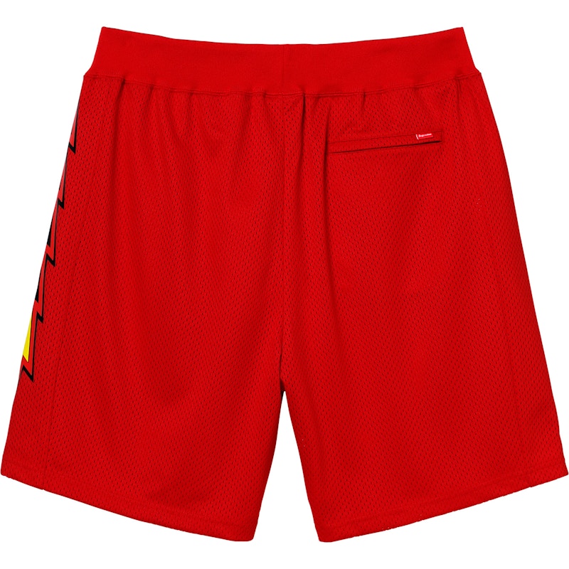 Supreme Bolt Basketball Short Red