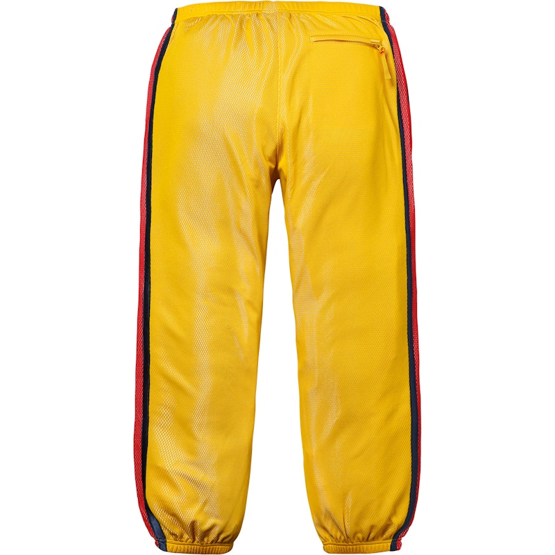 Supreme Bonded Mesh Track Pant Gold