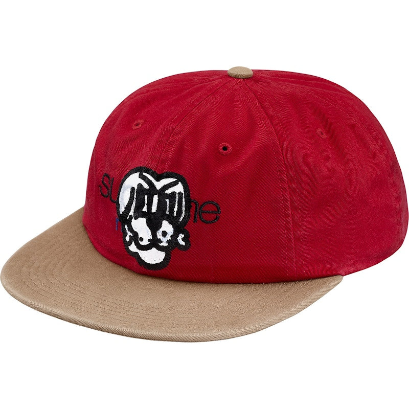 Supreme Bone Classic Logo 6-Panel Red