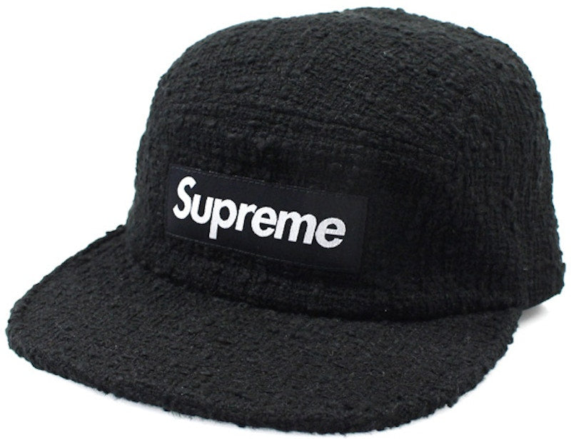 Supreme Boucle Camp Cap Black