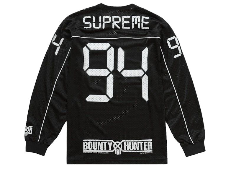 Supreme Bounty Hunter Mesh Moto Jersey Black