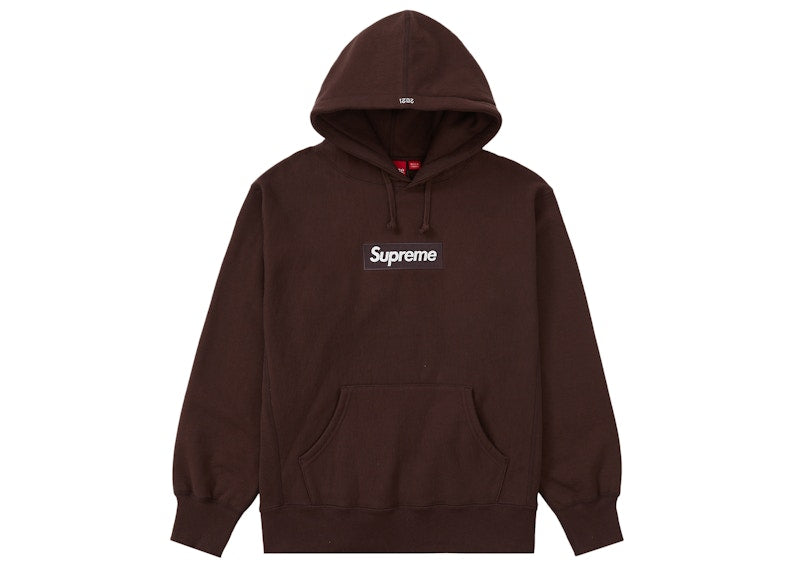 Supreme Box Logo Hooded Sweatshirt (FW21) Dark Brown
