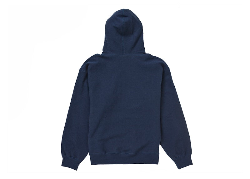 Supreme Box Logo Hooded Sweatshirt Sweatshirt (FW24) Navy