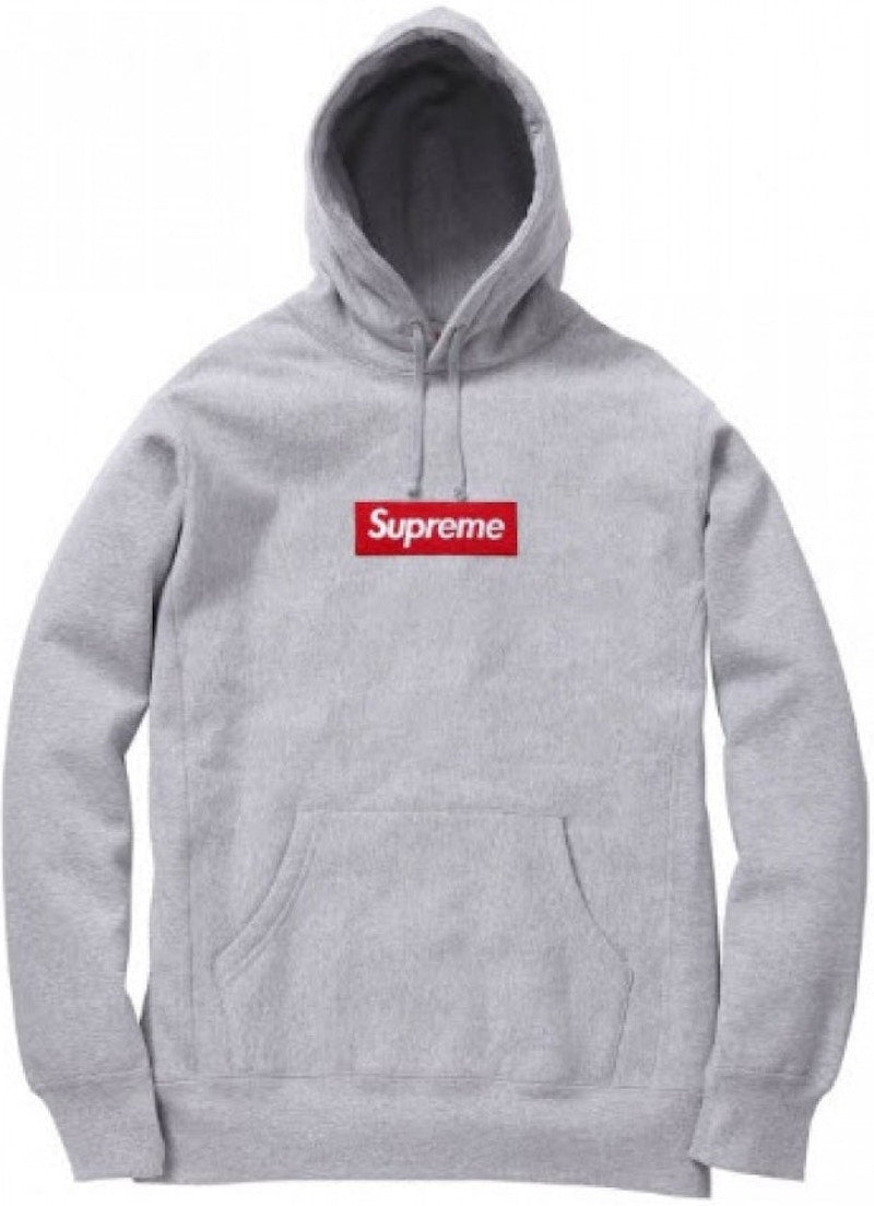 Supreme Box Logo Pullover Grey