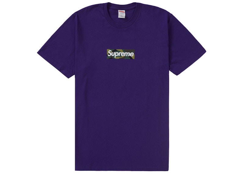 Supreme Box Logo Tee (FW23) Purple