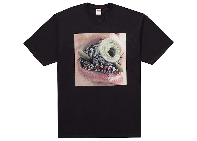 Supreme Braces Tee Black