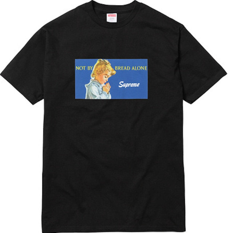 Supreme Bread Alone Tee Black