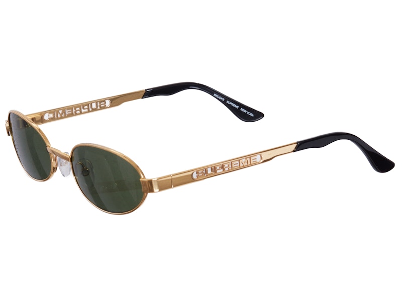 Supreme Brooks Sunglasses Gold