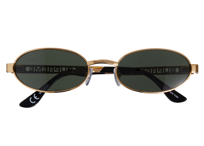 Supreme Brooks Sunglasses Gold