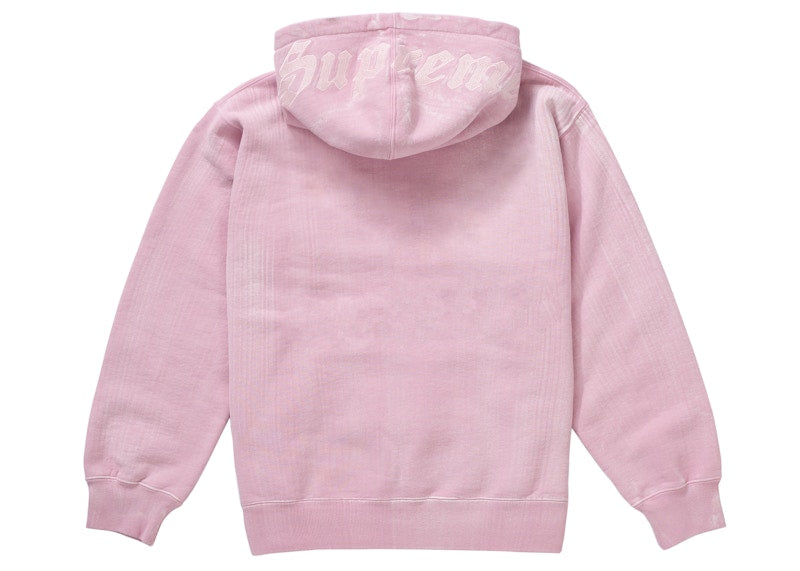 Supreme Brush Stroke Hooded Sweatshirt Pink