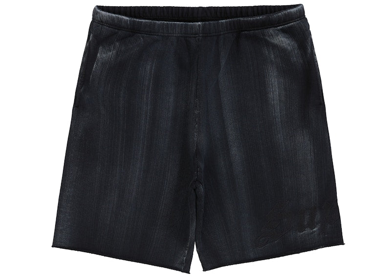 Supreme Brush Stroke Sweatshort Black