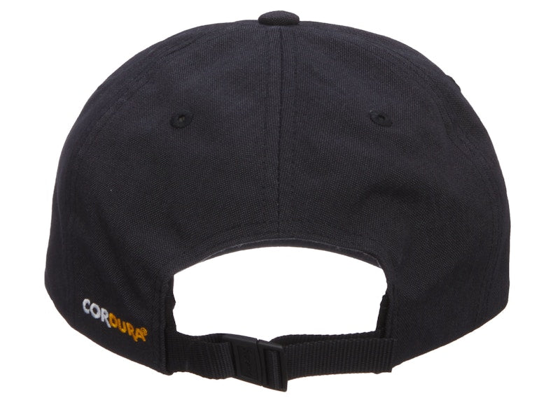 Supreme Brushed Cordura Small Box 6-Panel Black