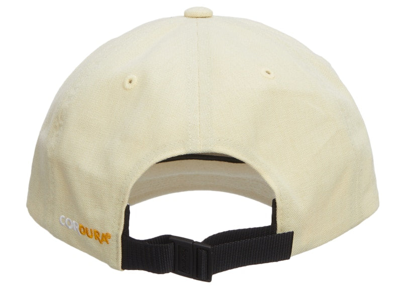 Supreme Brushed Cordura Small Box 6-Panel Pale Yellow