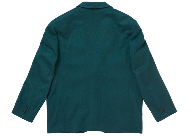 Supreme Brushed Wool Suit Teal