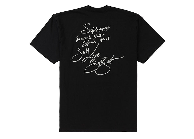 Supreme Buju Banton Tee Black