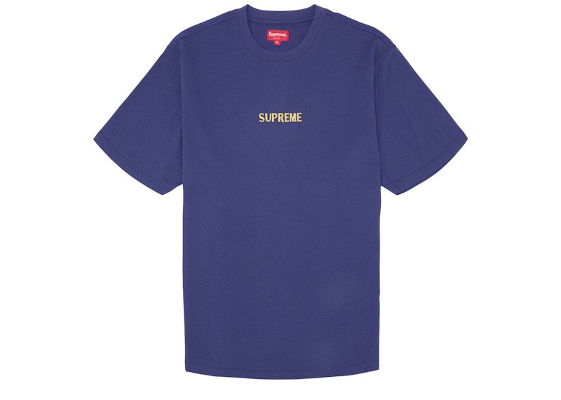 Supreme Bullion Logo S/S Top Washed Navy