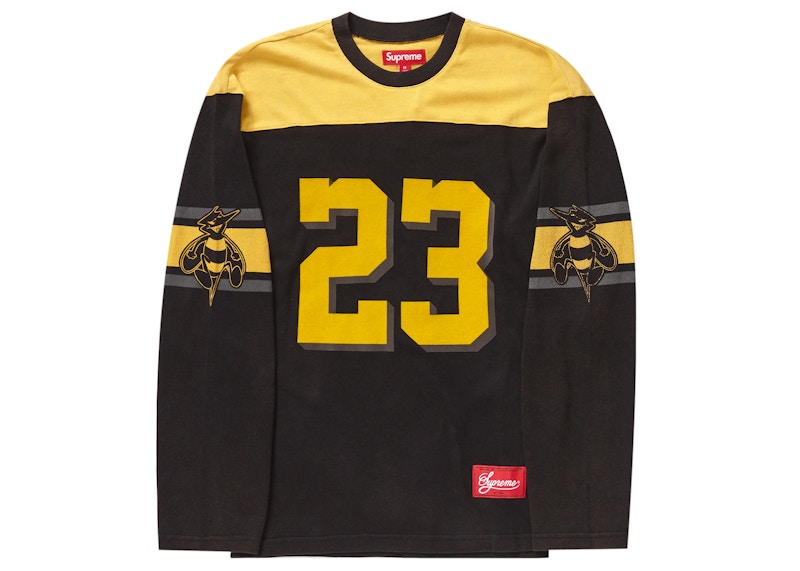 Supreme Bumblebee L/S Football Top Black