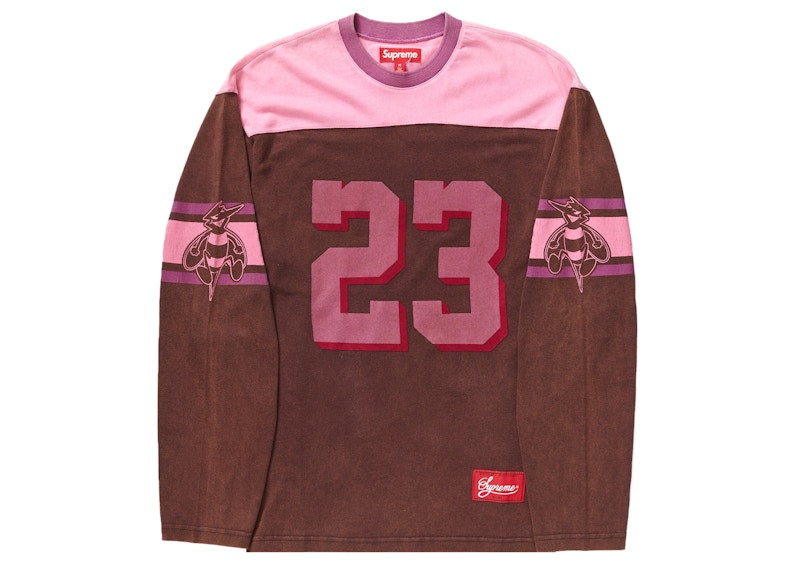 Supreme Bumblebee L/S Football Top Brown