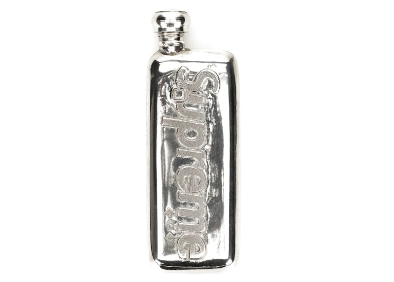 Supreme Burner Phone Pewter Flask Silver