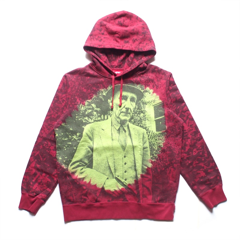 Supreme Burroughs Hooded Sweatshirt Burgundy