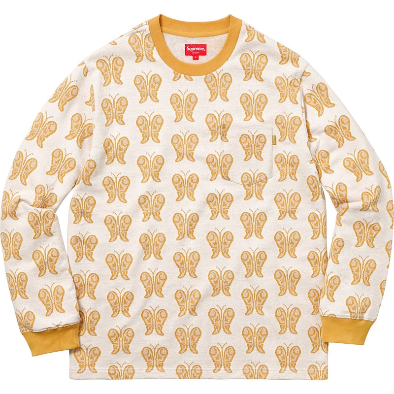 Supreme Butterfly Jacquard Top Gold