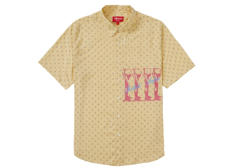 Supreme Butthole Surfers S/S Shirt Light Yellow