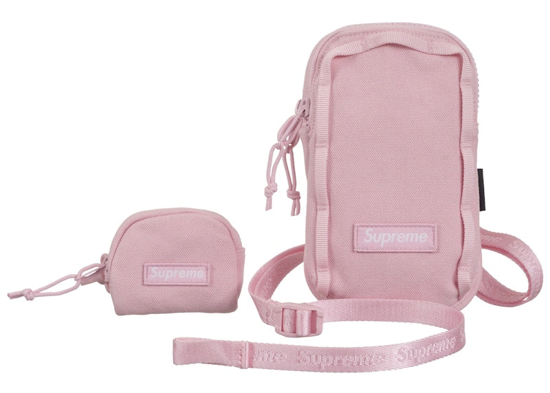 Supreme Camera Bag + Mini Pouch Light Pink