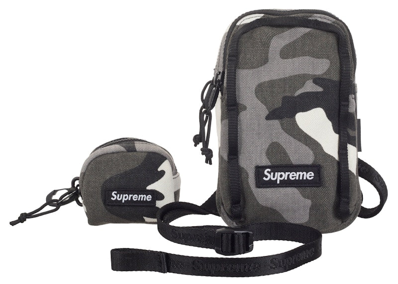 Supreme Camera Bag + Mini Pouch Snow Camo