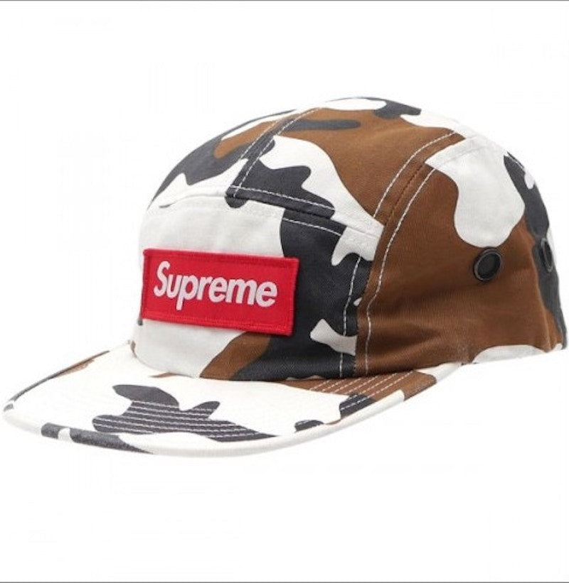 Supreme Camo Camp Cap White Camo