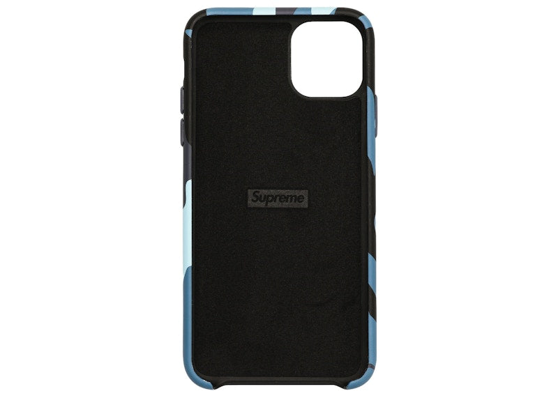 Supreme Camo iPhone Case Blue Camo