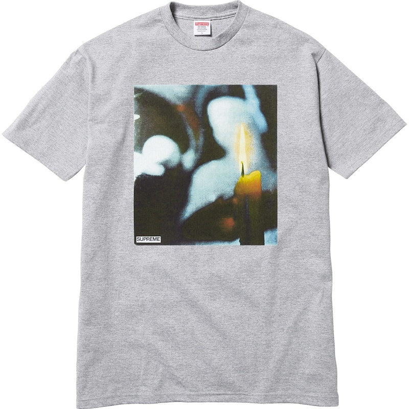 Supreme Candle Tee Heather Grey