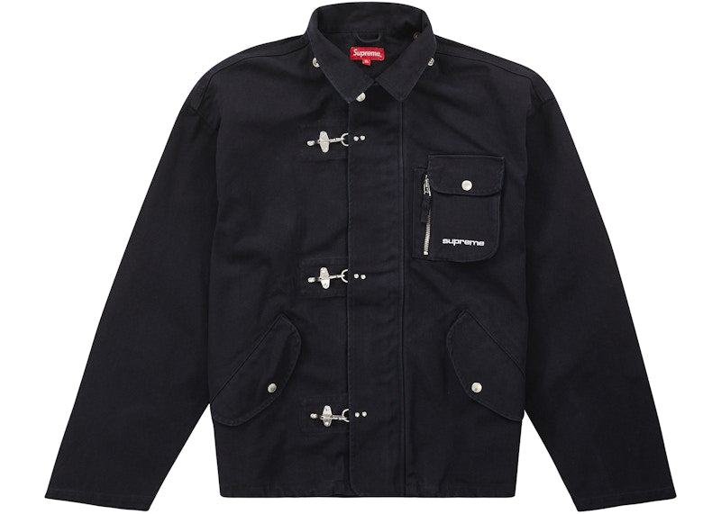 Supreme Canvas Clip Jacket Black