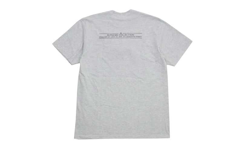 Supreme Cards Tee Ash Grey