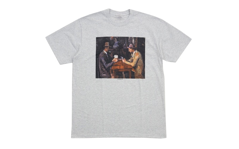 Supreme Cards Tee Ash Grey
