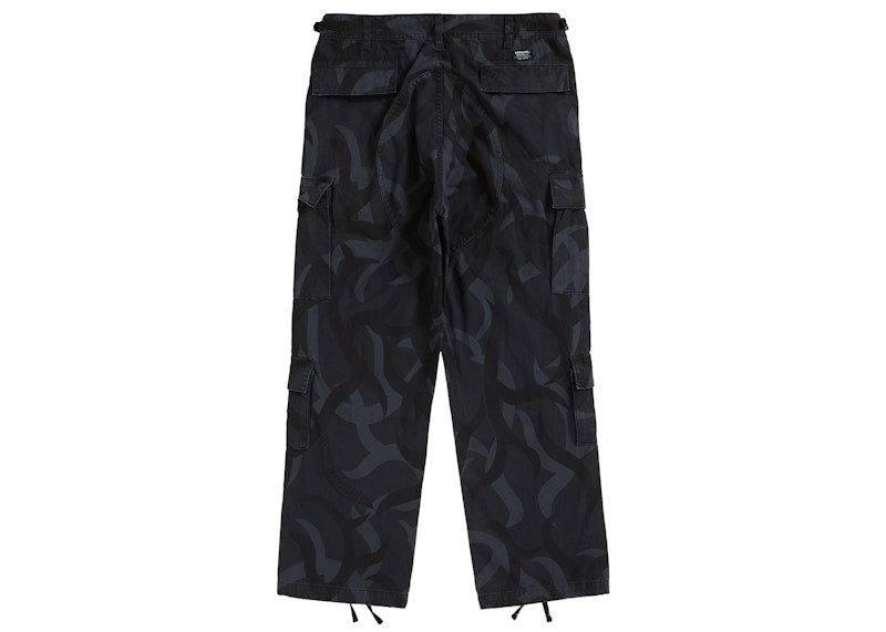 Supreme Cargo Pant Black Tribal Camo