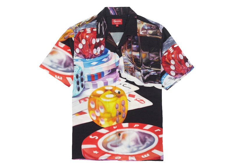 Supreme Casino Rayon Shirt Black