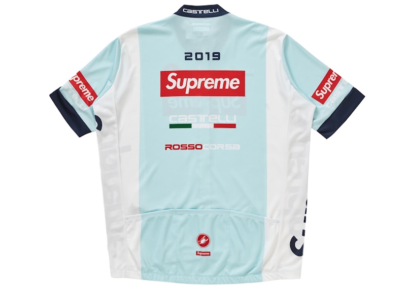 Supreme Castelli Cycling Jersey Light Blue